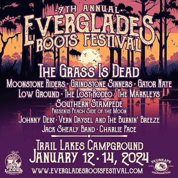 7th Annual Everglades Roots Festival January 12-14 2024