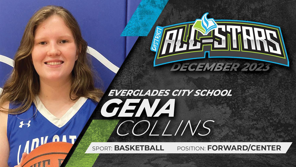 Everglades City School December 2023 All-Star Gena Collins on Visit Everglades City