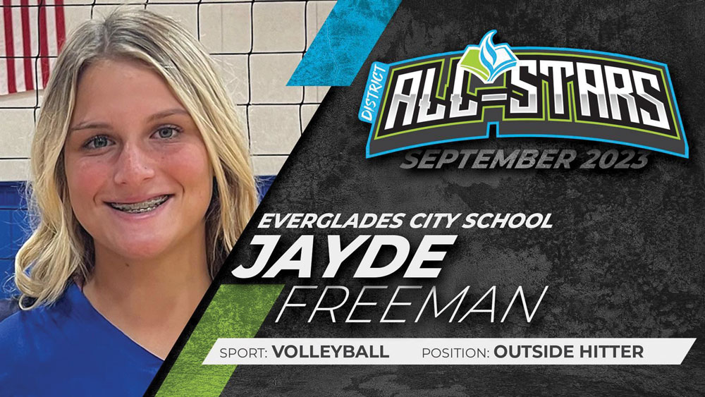 Everglades City School September 2023 All-Star Jayde Freeman on Visit Everglades City