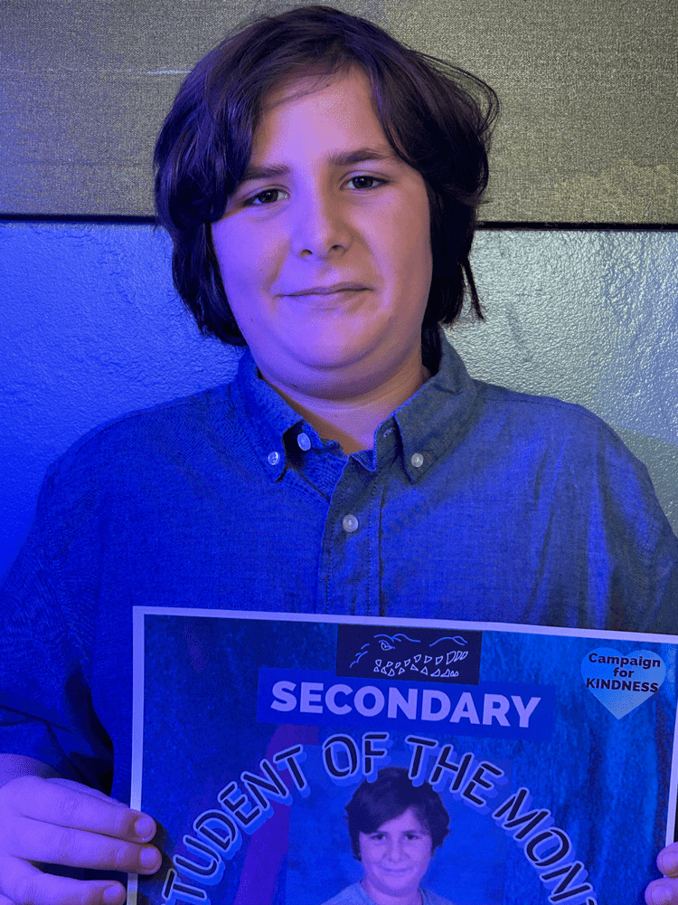 Everglades City School Secondary Student of the Month Turner Shealy