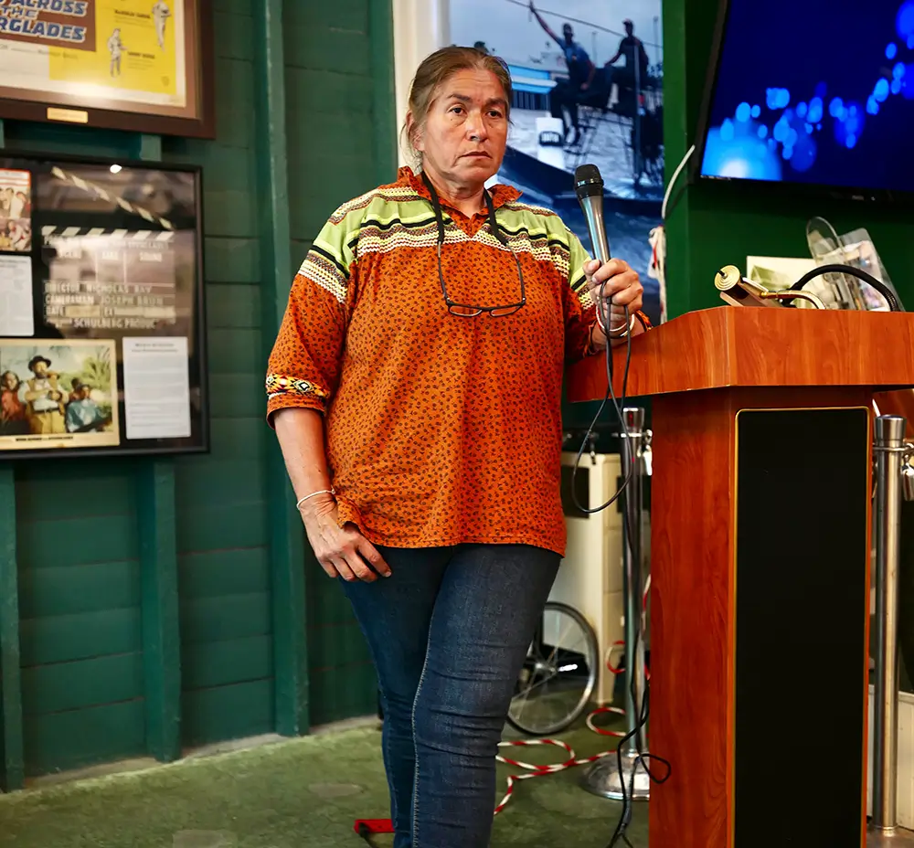 Betty Osceola Speaks at the Museum of the Everglades