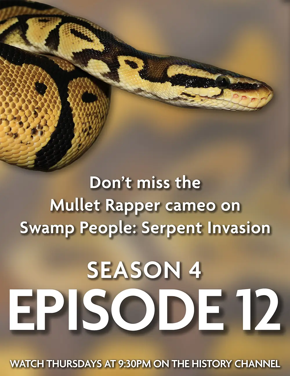 Don't miss the Mullet Rapper cameo on Swamp People Serpent Invasion