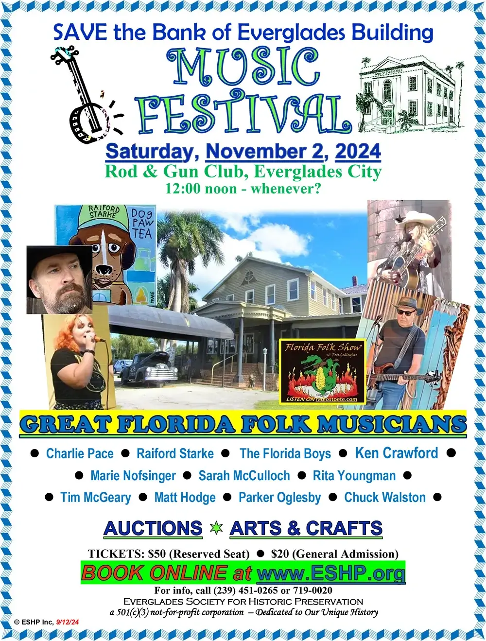 Everglades City Music Festival 2024 by Everglades Society for Historic Preservation Everglades City Music Festival 2024 by Everglades Society for Historic Preservation