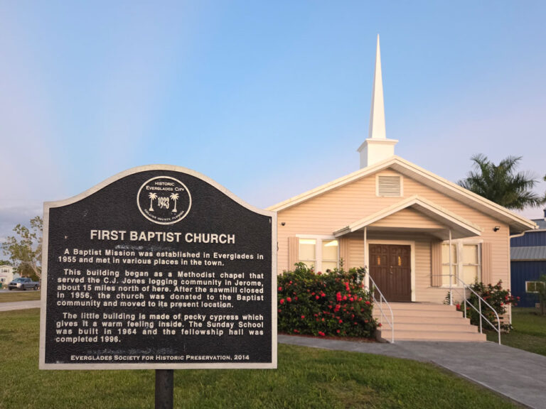 First Baptist Church Everglades City official provided by church 1000px 768x576
