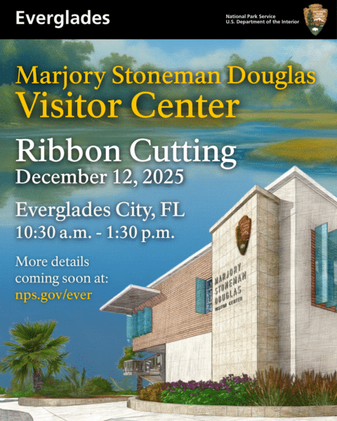 Ribbon Cutting at Marjory Stoneman Douglas Visitor Center.