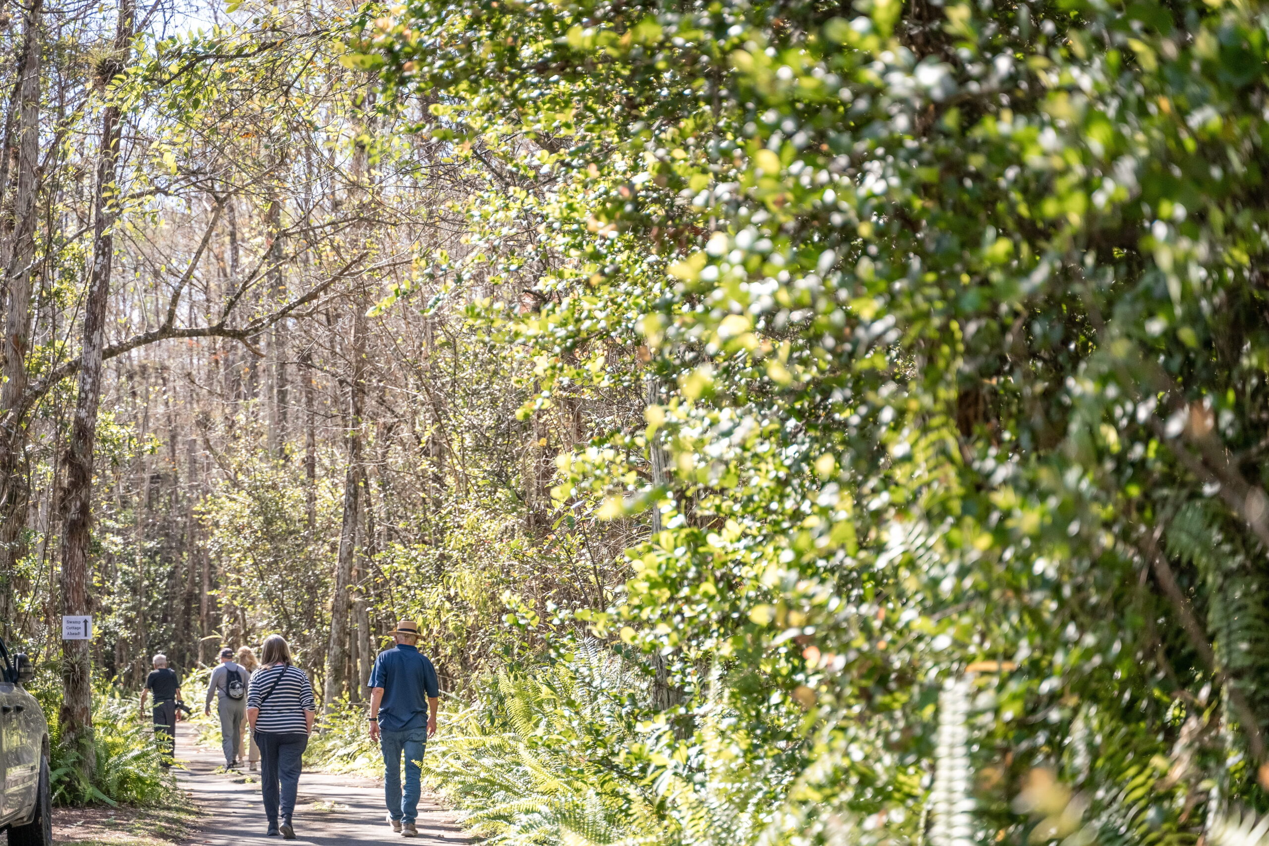 Clyde and Niki Butcher at Big Cypress Gallery Walking Tour