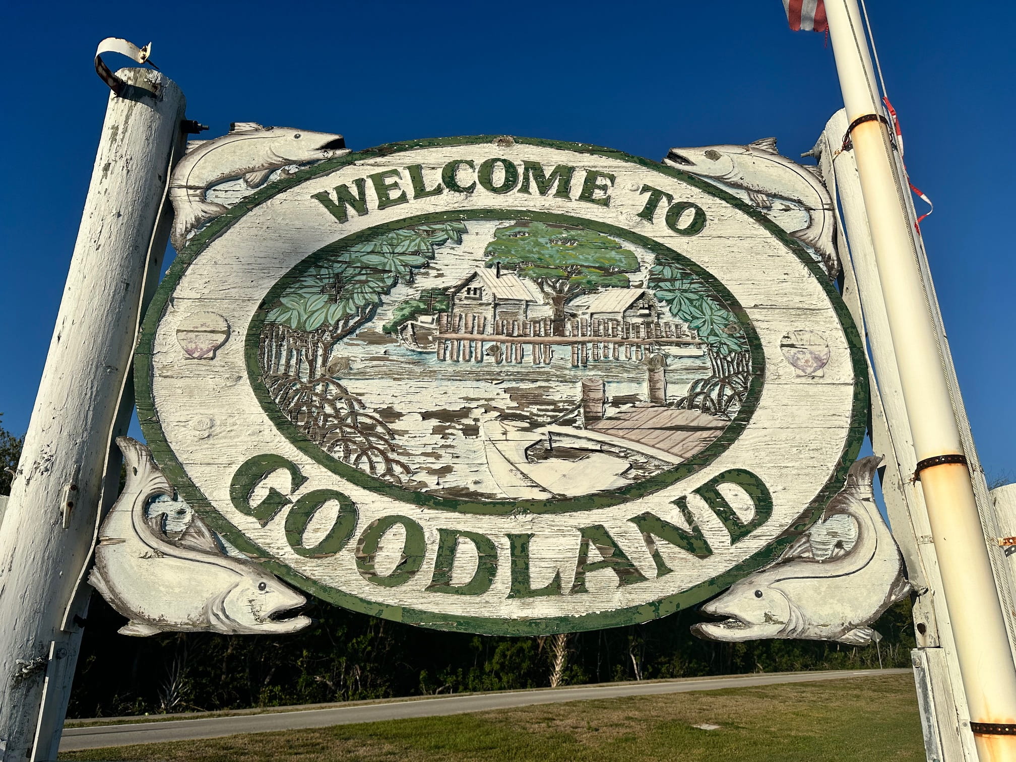Old Goodland Sign Old Goodland Sign