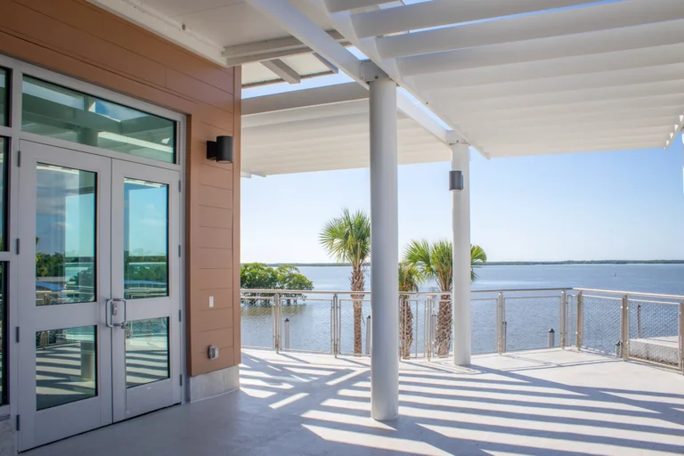 Marjory Stoneman Douglas Visitor Center Deck over water courtesy of NPS Photo Gallery 768x512