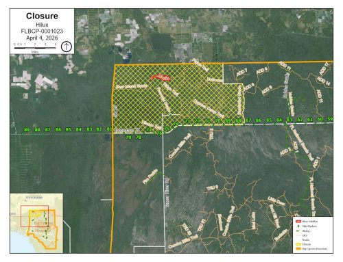 Hilux Fire Update for Everglades Area Communities