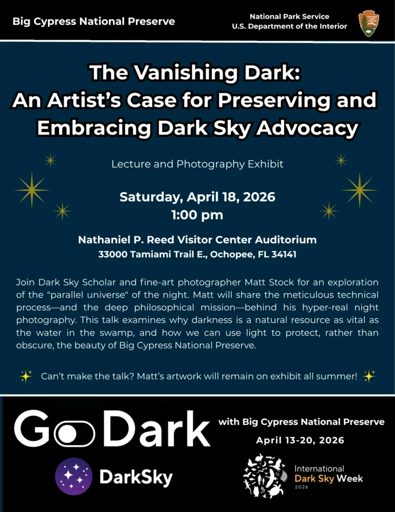 Big Cypress Vanishing Dark lecture 2026